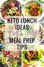 keto lunch ideas meal prepping tips