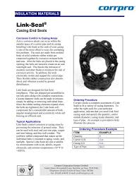 link seal casing end seals pdf