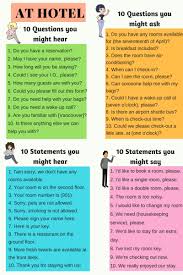 useful english phrases for staying at a
