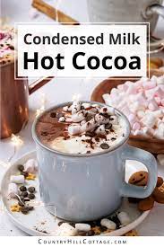 condensed milk hot chocolate