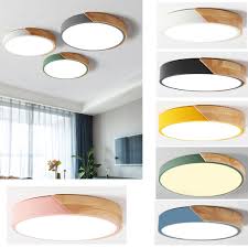 ultra thin led ceiling light wood s