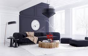 black velvet sofa interior design ideas