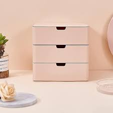 vanity organizer 3 drawer dresser
