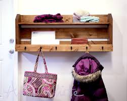 Small Pallet Inspired Coat Rack With