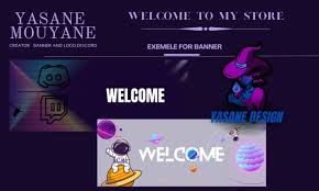 to create a banner and logo for discord