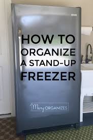 Do you keep your upright freezer in the garage? How To Organize A Stand Up Freezer In The Garage Creatingmaryshome Com