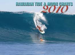 Hawaiian Tide Moon Charts 2010 Wall Calendar Ltd Hi