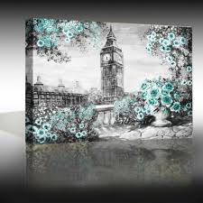 london fl canvas wall art picture