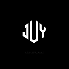JUY letter logo design with polygon shape. JUY polygon and cube shape logo  design. JUY hexagon vector logo template white and black colors. JUY  monogram, business and real estate logo. 9128824 Vector Art at Vecteezy