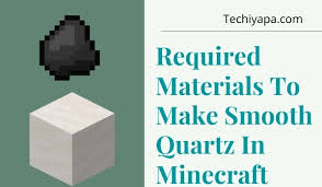 This crafting grid allows you to make basic new items from your inventory. How To Make Smooth Quartz In Minecraft Techiyapa Com 2021