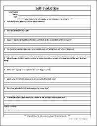 Free Employee Self Evaluation Template Forms Google Search