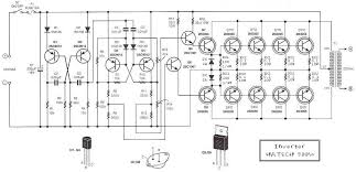 500w power inverter circuit using
