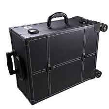 rolling makeup case with lighted mirror