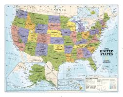At the time of independence, only thirteen states were a part of the now united states of america. Us Map For Kids With Capitals