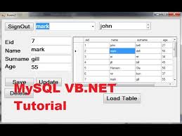mysql vb net tutorial 12 show
