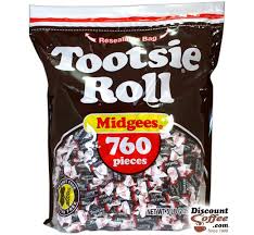 tootsie roll midgees 5 lb bag candy