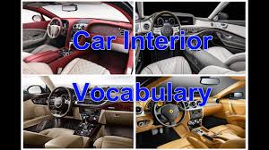 car interior parts listed and