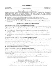 Sample CV for Electronics   Communications Student sample resume format 