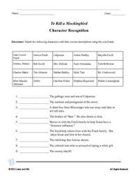 To Kill A Mockingbird Characters   Flashcards   Course Hero Pinterest   pages To Kill a Mockingbird     Reading Questions      