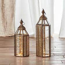 large moroccan floor candle lantern