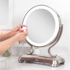 zadro glamour led vanity mirror with 5x