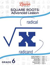 Square Roots Advanced Lesson Free