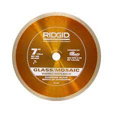 Ridgid 7 In Glass Mosaic Tile Blade Hd