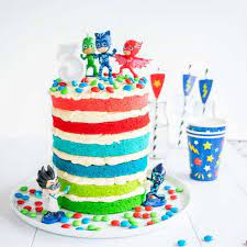 pj masks cake easy diy birthday cake