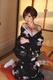 Rio Hamasaki Nude in Pretty Black Kimono - Free All Gravure Picture Gallery  at Elite Babes