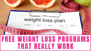 free weight loss programs that really