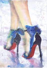 Red Bottom Shoes Art Fashion