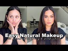 easy minimal makeup no foundation only