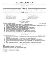 cover letter resume sample for doctors resume sample for medical     