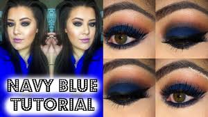 navy blue eyeshadow tutorial you