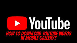 Whether you want to save a viral facebook video to send to all your friends or you want to keep that training for online courses from youtube on hand when you'll need to use it in the future, there are plenty of reasons you might want to do. How To Download Youtube Videos In Mobile Gallery Check More Details Here