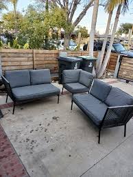 Outdoor Furniture 3 Piece Sectional For