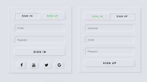 login and registration form using html css