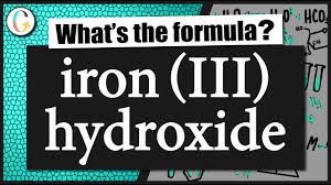 formula for iron iii hydroxide