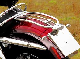 chrome luge rack for solo seat