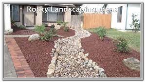 This is an example of a large coastal full sun and rock side yard stone landscaping in boston. Landscaping Ideas And Inspiration Landscaping Lovers Front Garden Design Front Yard Landscaping Pictures Stone Landscaping