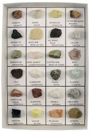 Rocks And Minerals Of U S Reference Collection 24 Pcs