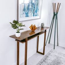 Modern Wood Narrow Hallway Table