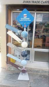metal ceiling fan display stand for