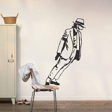 Michael Jackson Leaning Wall Art Decal
