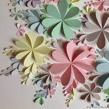 Delightful Diy Paper Flower Wall Art