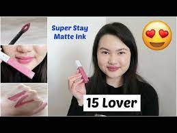 super stay matte ink 15 lover review