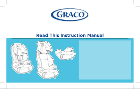 User Manual Graco Tranzitions English