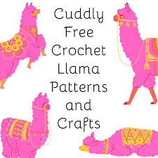 cuddly free crochet llama patterns and