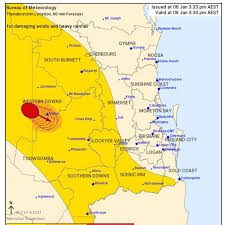 A severe thunderstorm north of brisbane has forced beaches to close, brought trees down and dumped hail on part of the sunshine coast hinterland. Toowoomba Weather Severe Storms A Possibility As Rain Clouds Form To West The Chronicle