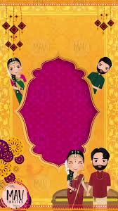 south indian wedding cards 1 leaflet